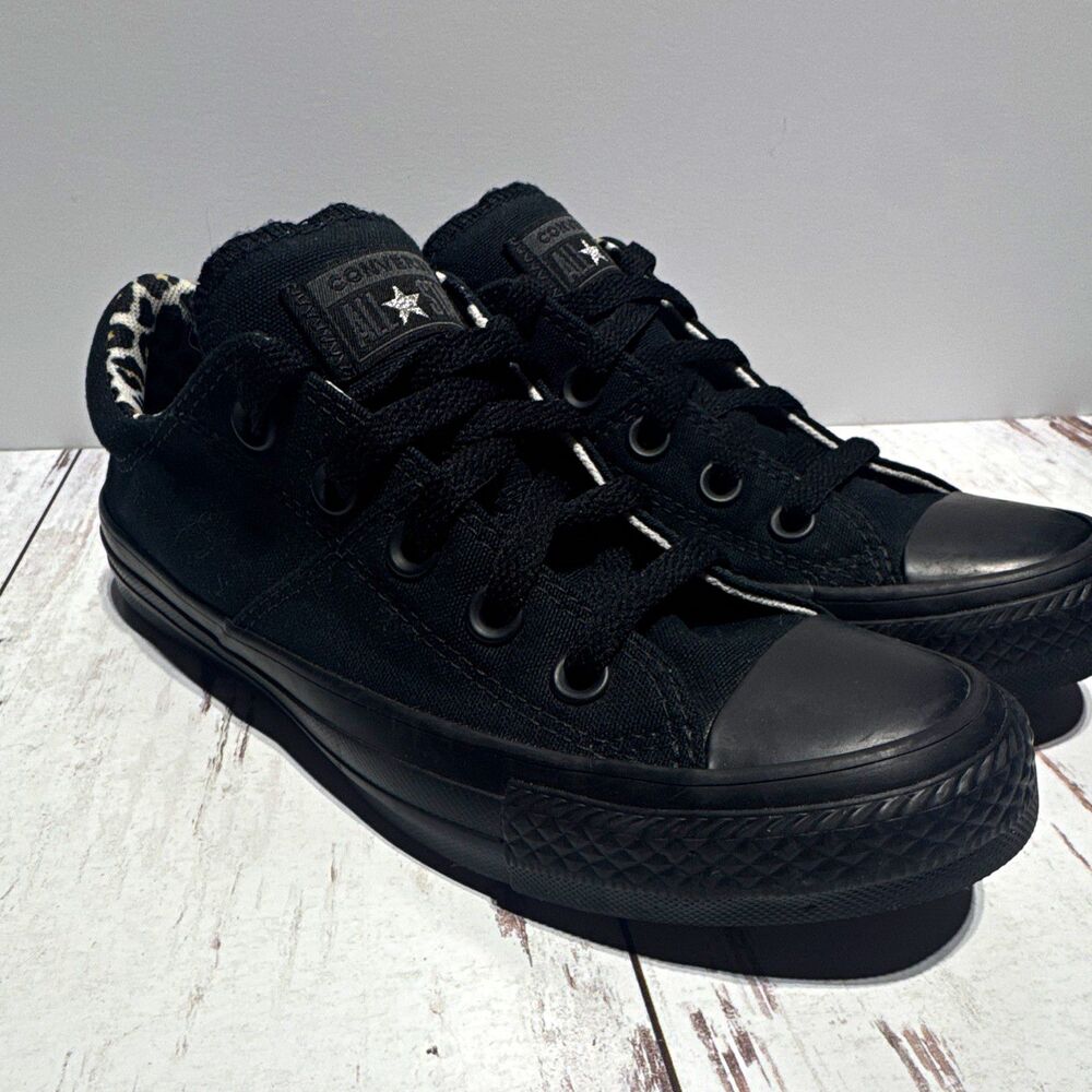 Converse Chuck Taylor All Star Low Top Women’s Black Canvas Sneakers 567149F